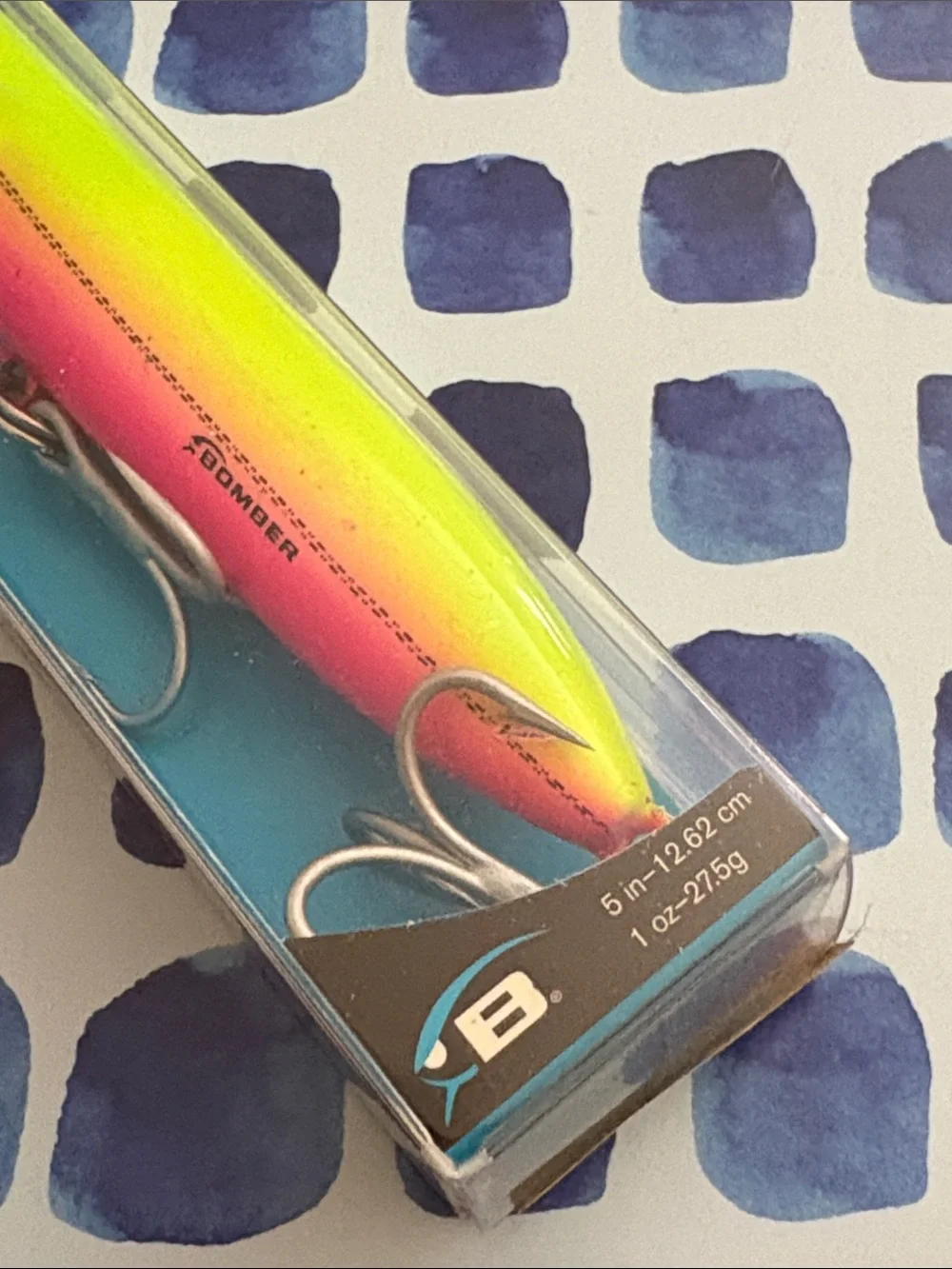 Two-Tone Pink & Neon Green Saltwater Fishing Lure